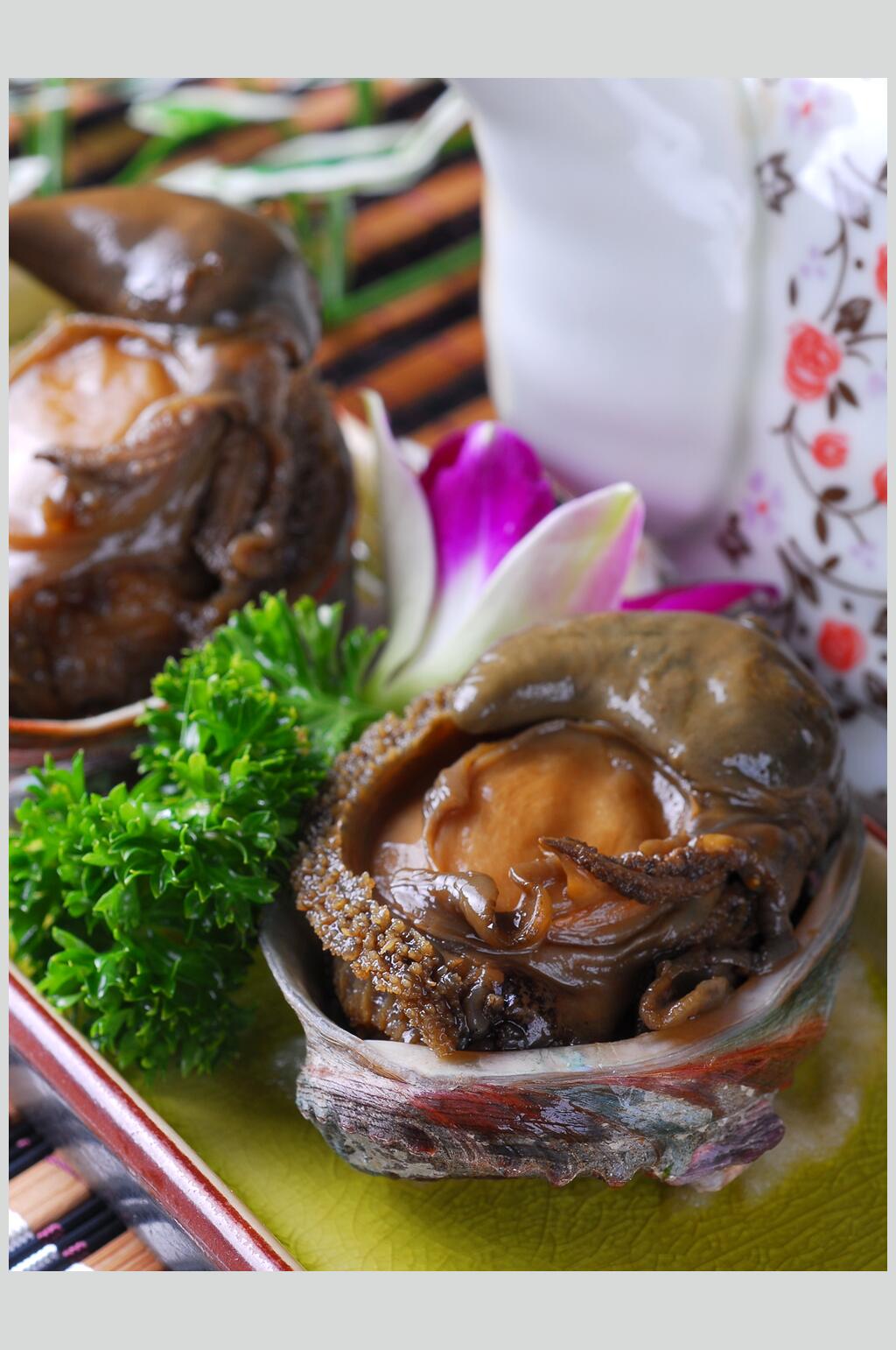 鲍鱼矶煮美食高清图片素材