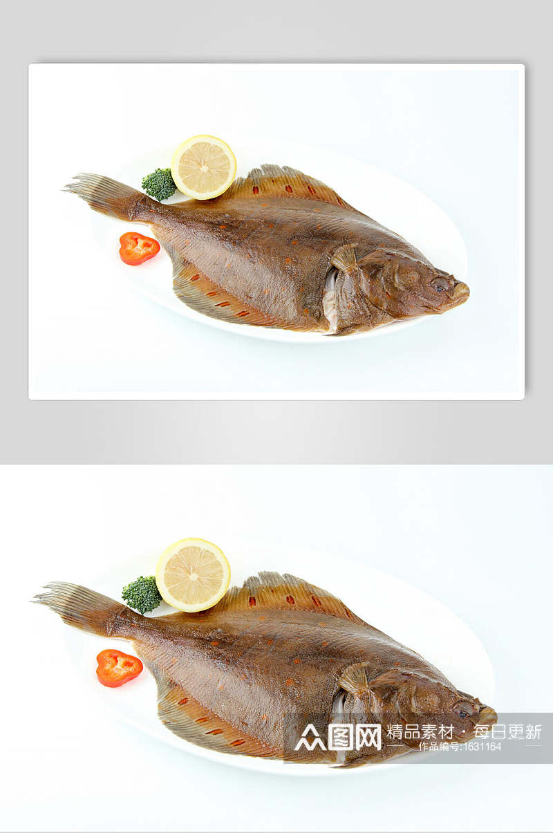 新鲜海鱼海鲜食品高清图片素材