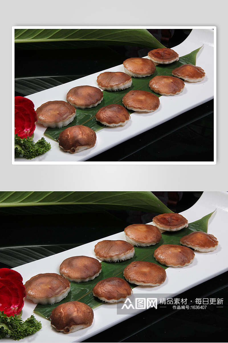 野生鲜香菇美食高清图片素材