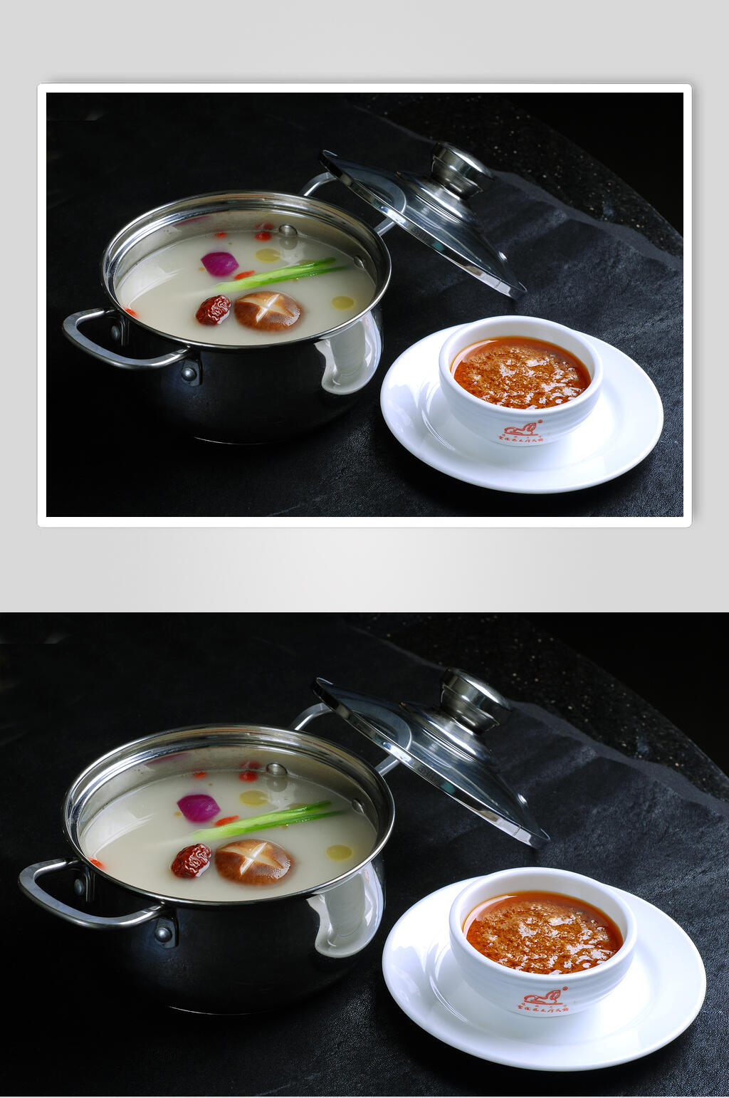 锅底捞仔飘香沙爹汤美食图片素材
