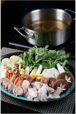 海鲜综合火锅食品高清图片