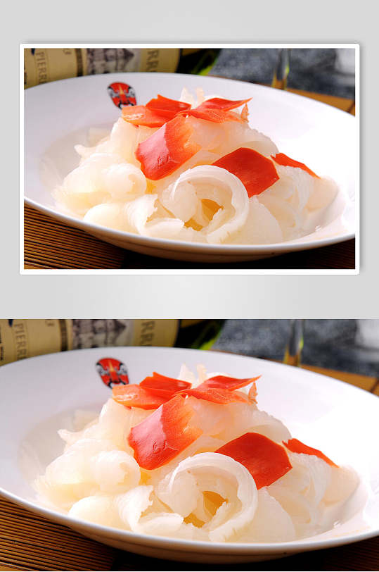 红椒水晶参美食图片