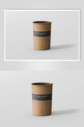 杯子纸杯咖啡杯包装样机效果图