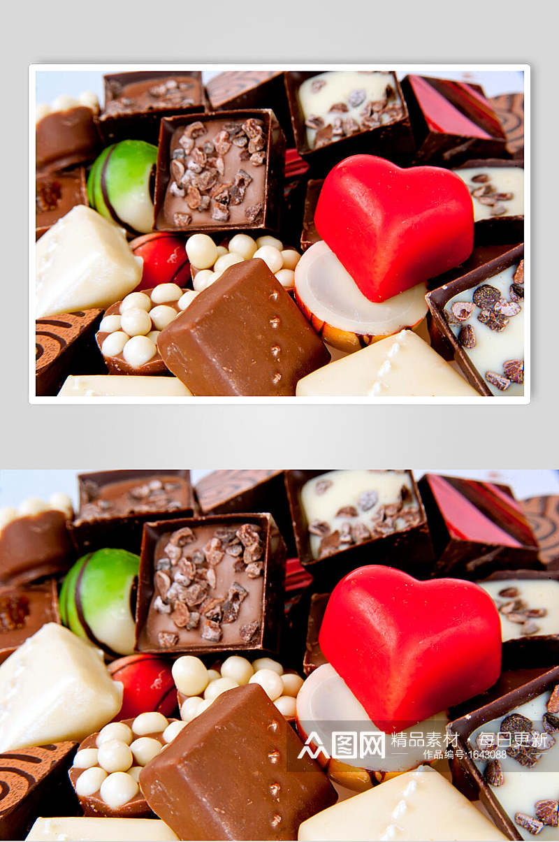 甜点食品糖果巧克力摄影图素材