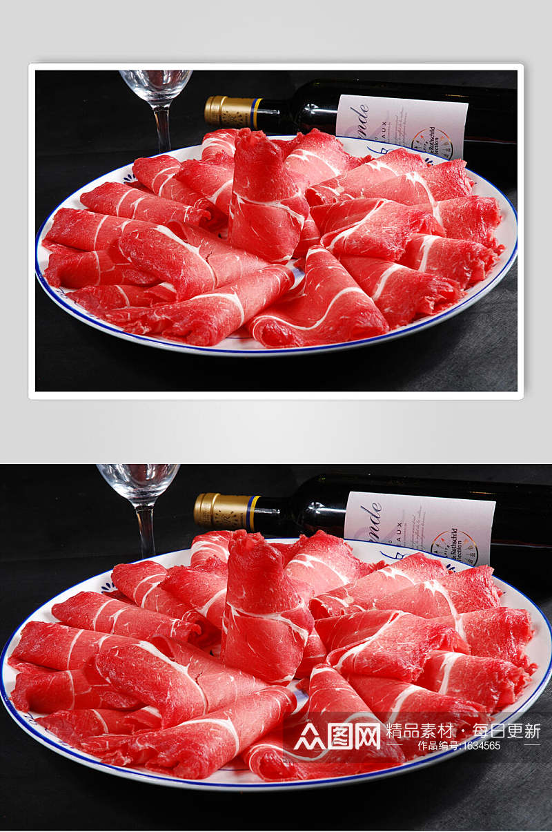 牛肉极品眼肉美食高清图片素材