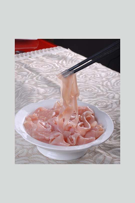 新鲜荤菜九天鹅肠餐饮美食图片