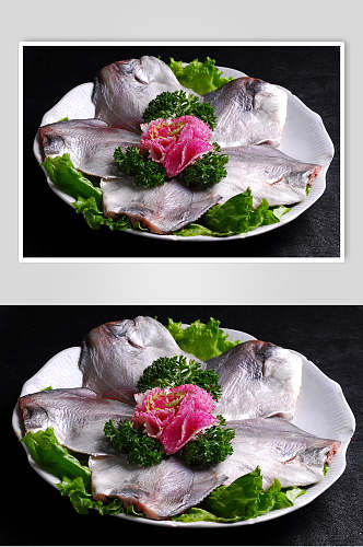 荤菜平鱼高清图片