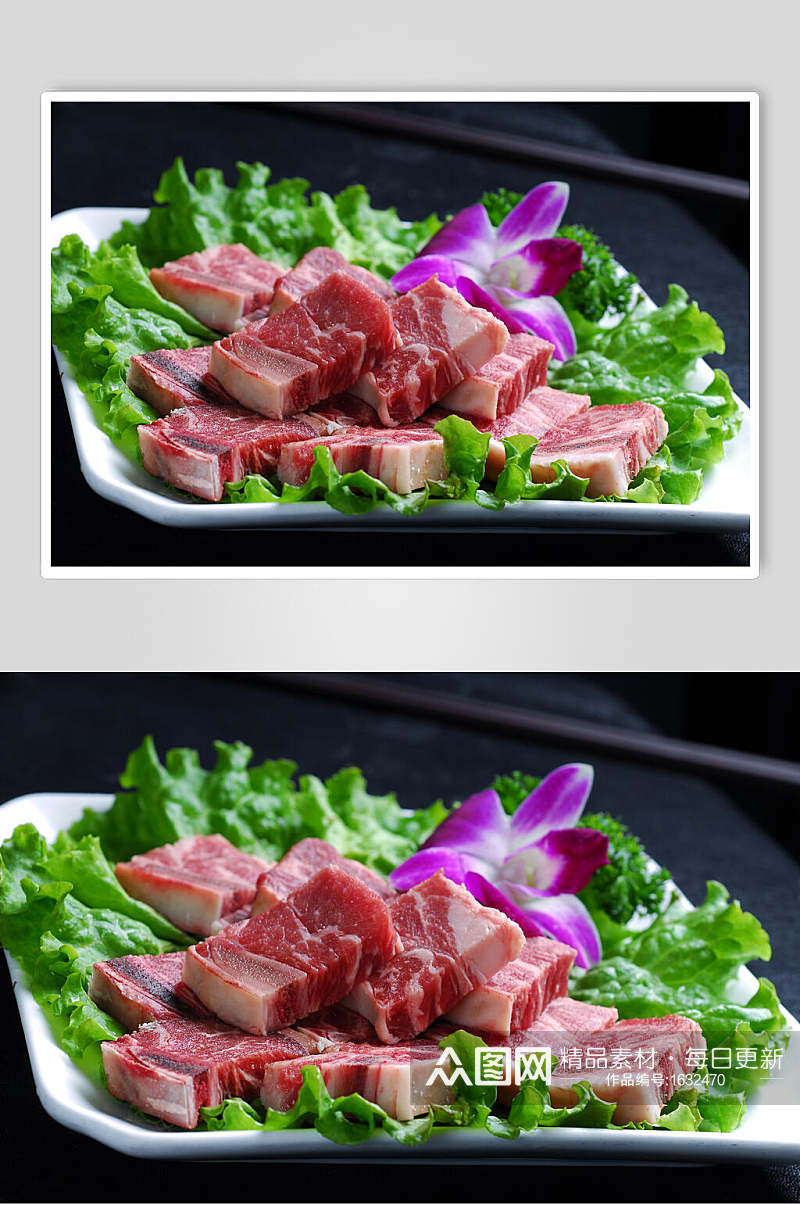 肥牛系列日式牛仔骨美食高清摄影图片素材