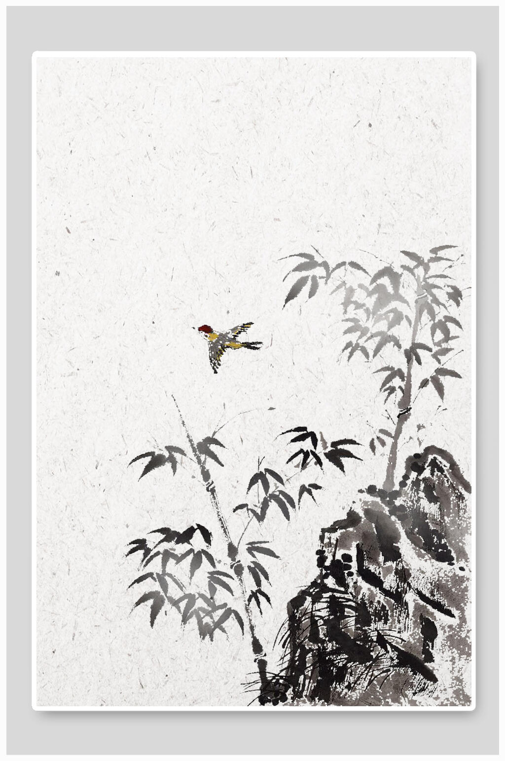 复古淡雅水墨中国风背景素材素材