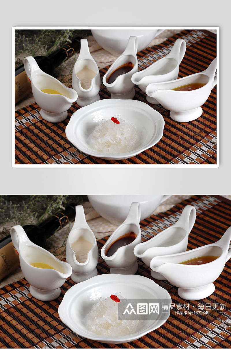 燕鲍翅藏红花汁捞官燕美食高清摄影图片素材