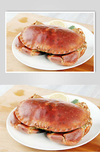 面包蟹餐厅美食特写高清图片