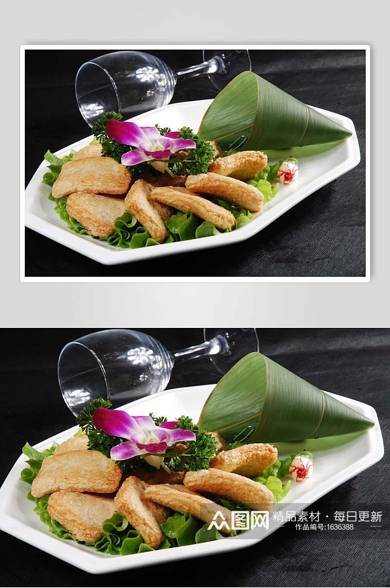 客家鱼豆腐美食高清图片素材