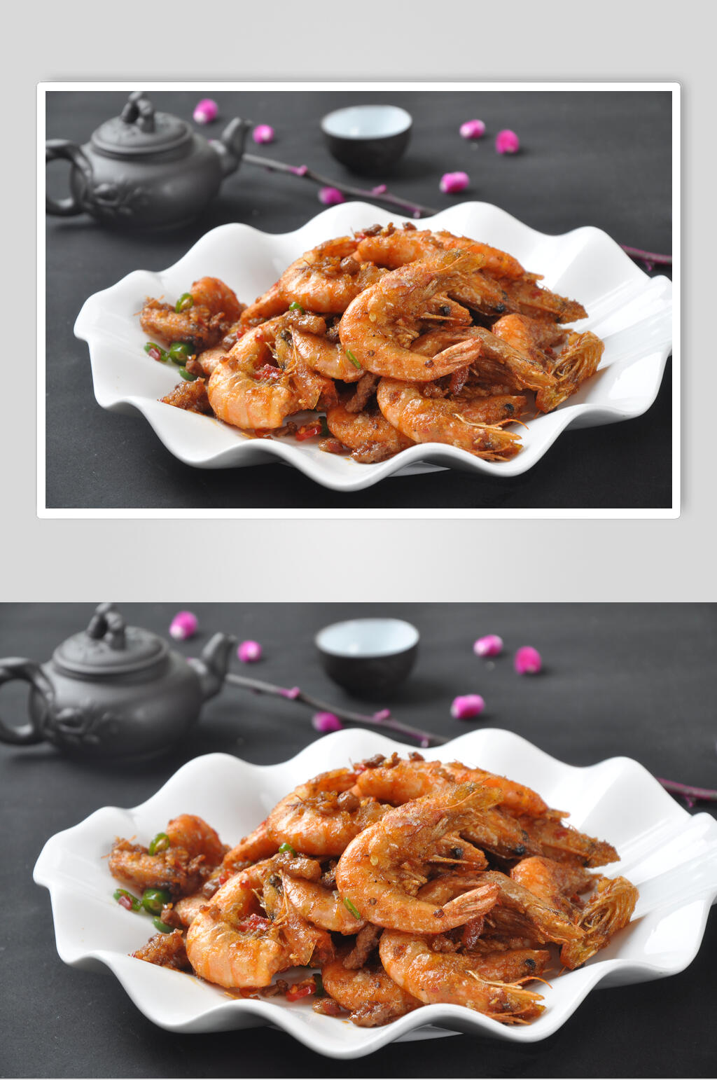 餐饮美味香辣虾摄影图素材