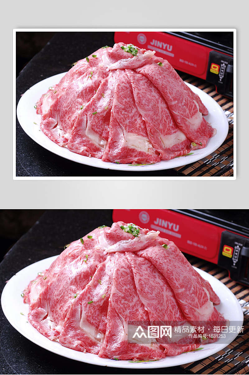 松板牛肉美食高清图片素材