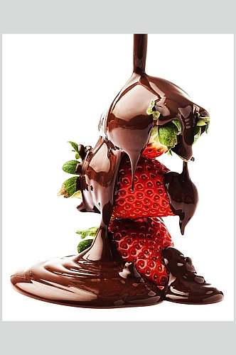冰糖草莓高清图片