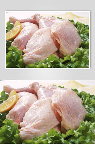 冷冻鸡腿肉食材美食高清图片
