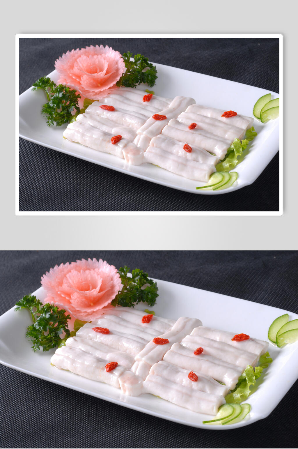 新鲜牛脊髓美食图片素材