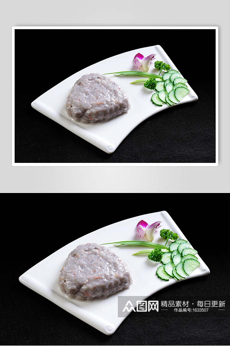 滑类虾滑餐饮美食图片素材