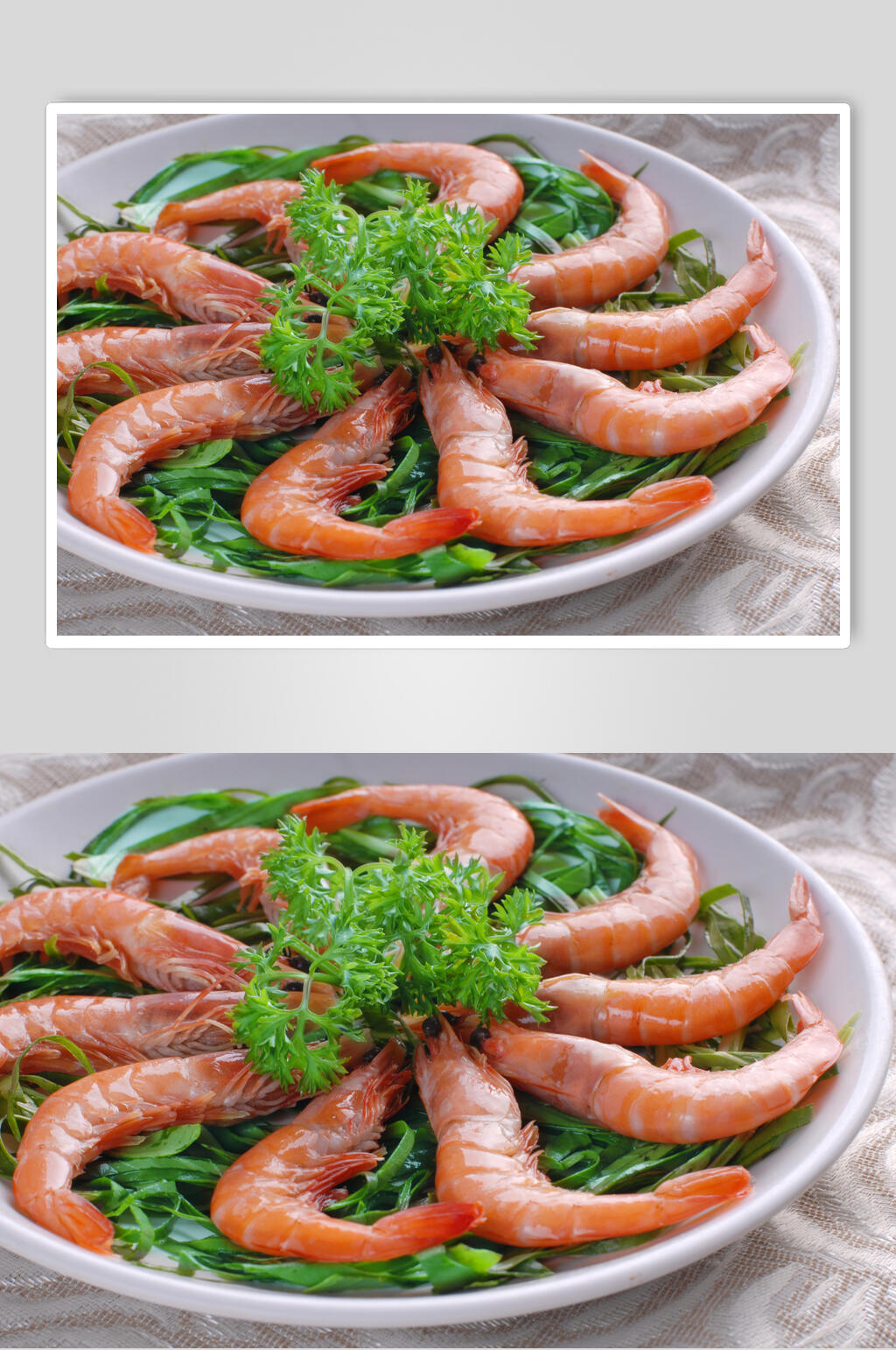 荤菜精品对虾美食高清图片素材