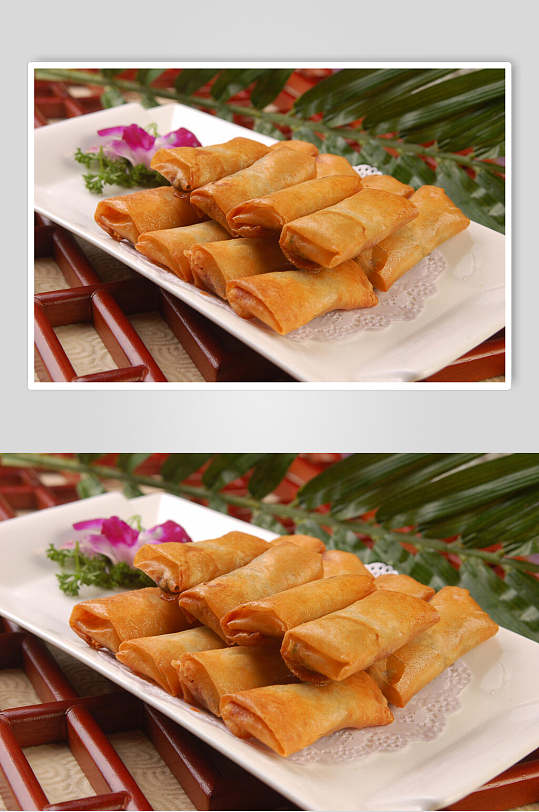 香酥春卷图片-香酥春卷素材下载-众图网