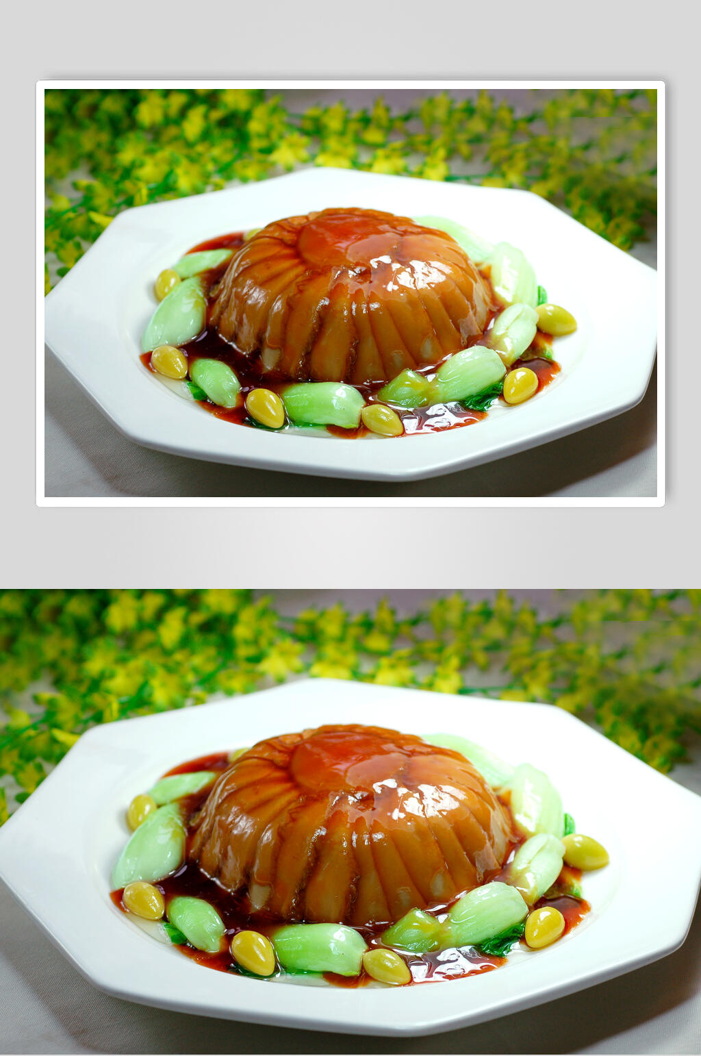 鲍汁石灵菇美食图片素材
