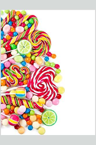 高清水果硬糖棒棒糖糖果批发摄影图