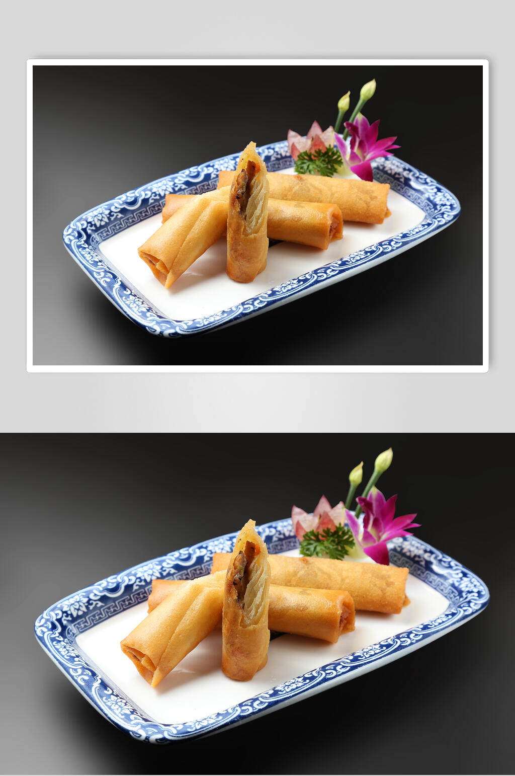 春卷摄影高清图片素材