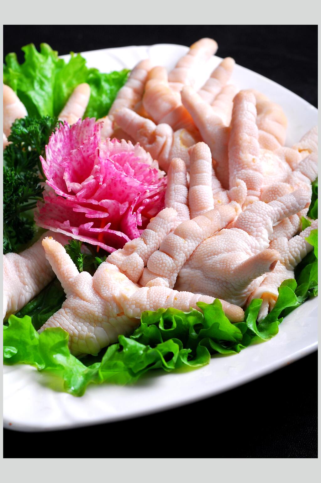 荤菜无骨凤爪美食高清图片素材