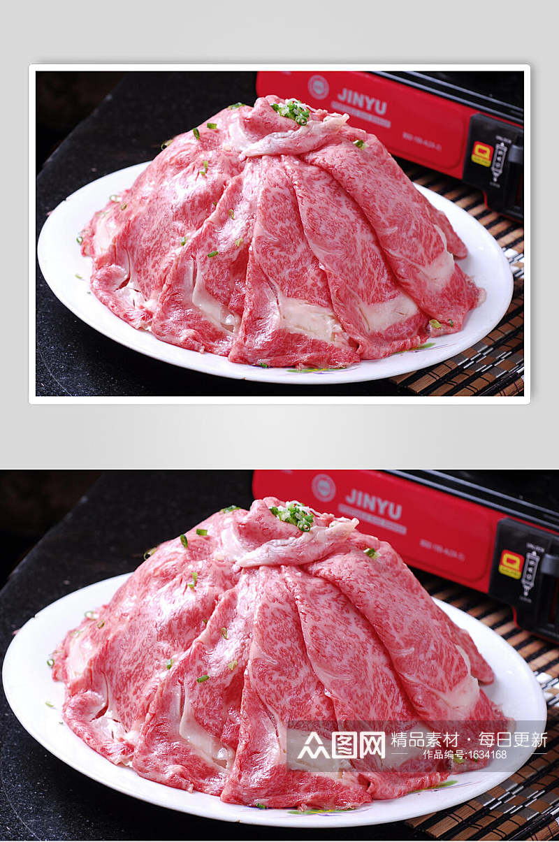 松板牛肉美食图片素材