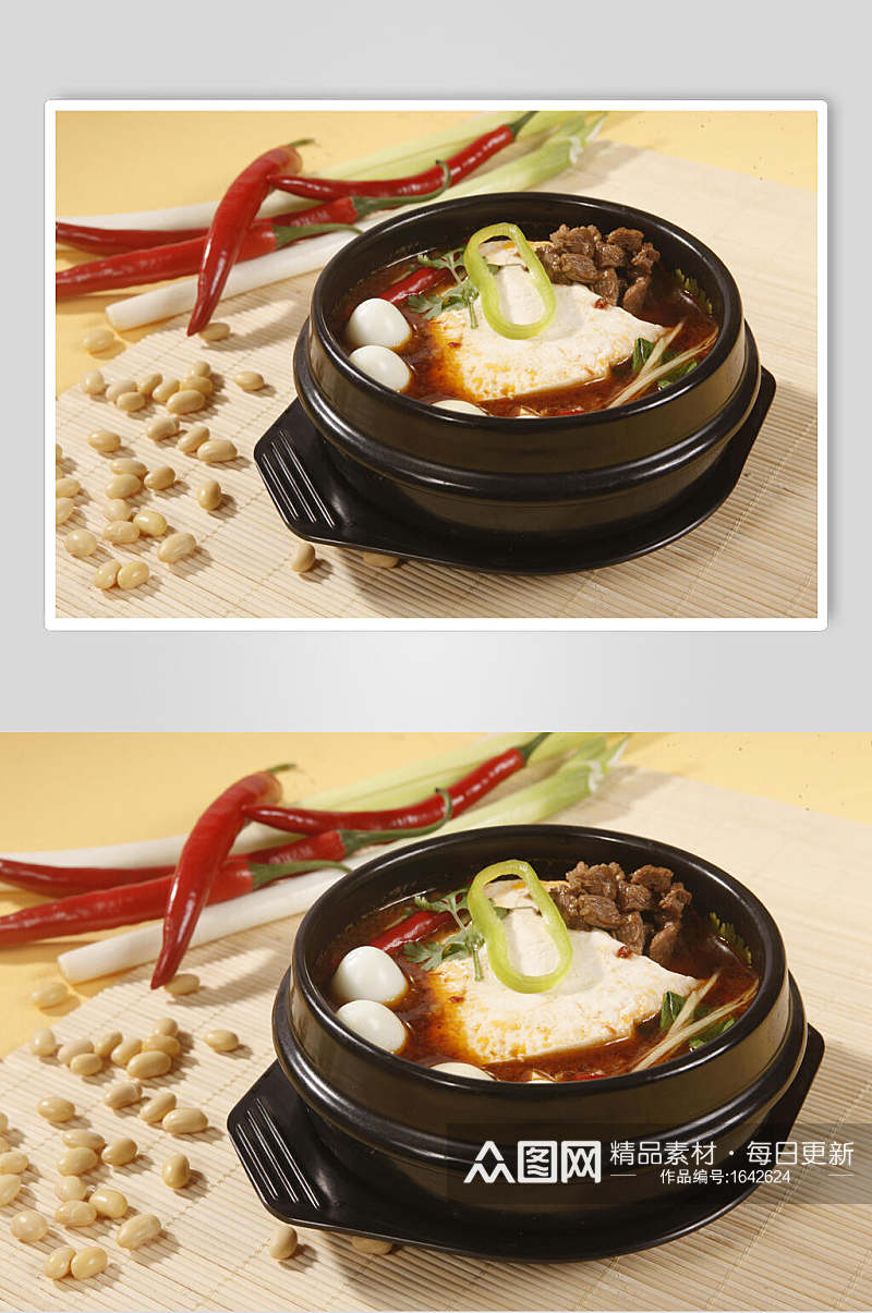 砂锅米线美食图片素材
