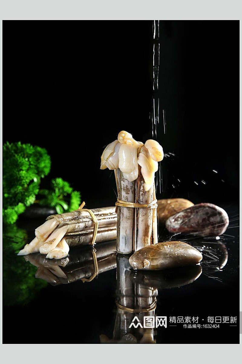 海鲜笔管美食高清摄影图片素材
