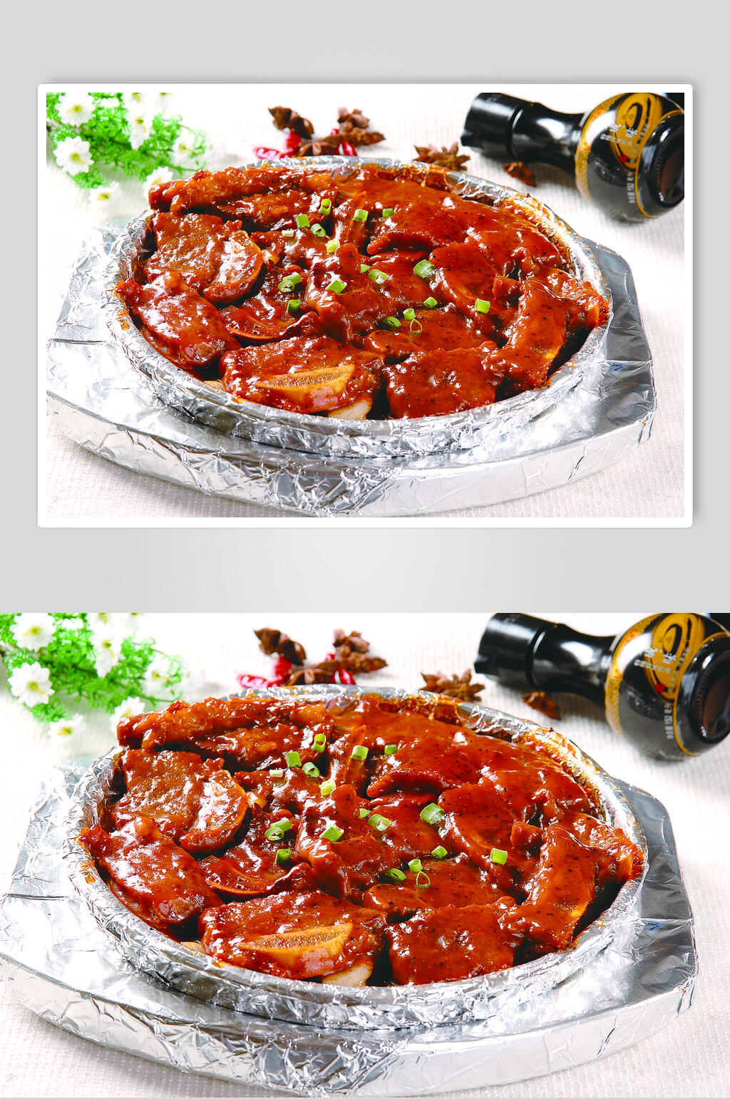 兔爷爷的素材铺子铁板黑椒牛仔骨素材