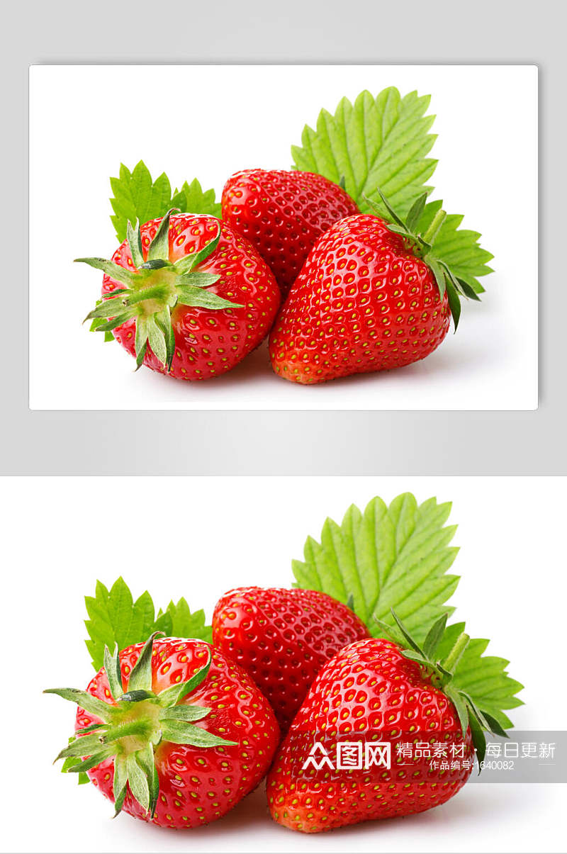 超清美味草莓免扣摄影图素材