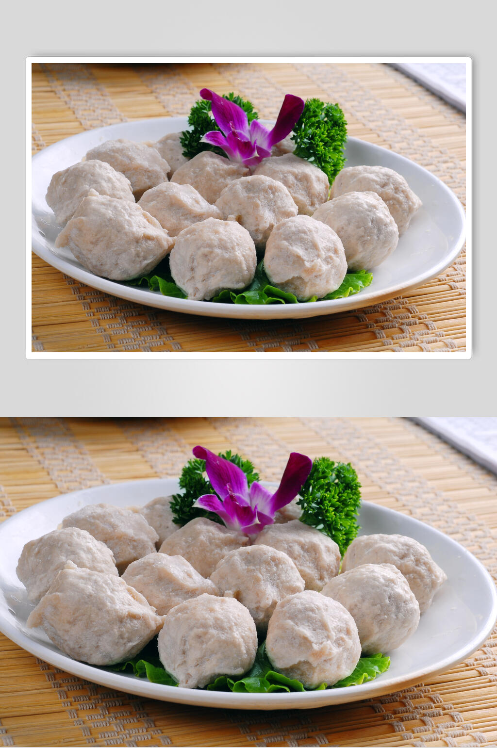 荤菜龙飞龙贡丸美食高清图片素材