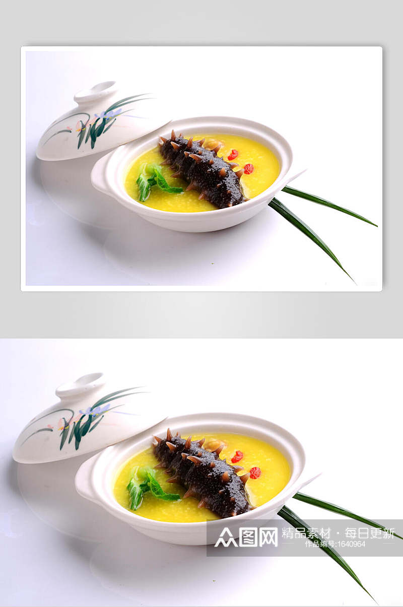 汤汁海参美食餐饮图片素材