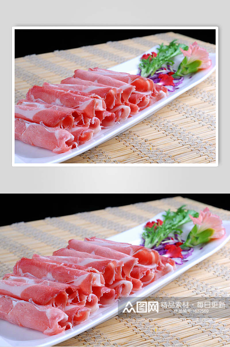 极品羔羊肉美食高清摄影图片素材