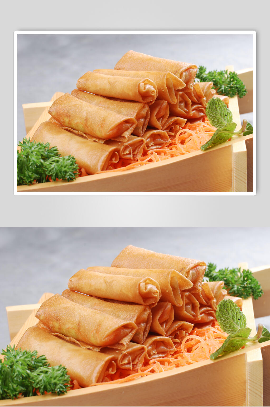 春卷美食摄影高清图片素材