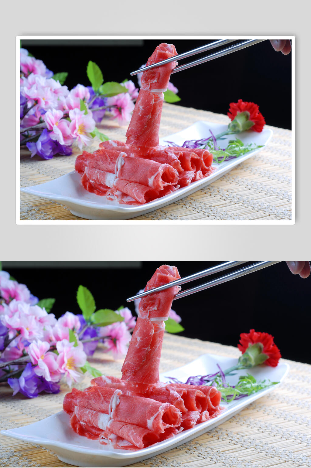 特标上脑牛肉高清图片素材
