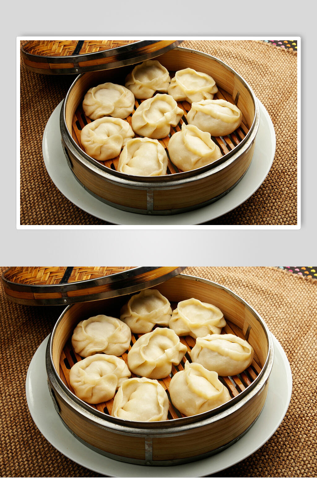 美味小笼包包子高清摄影图片素材