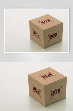 盒子Logo包装样机效果图