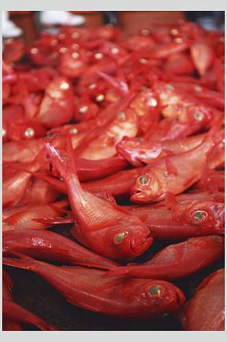 红鱼海鱼美食高清图片