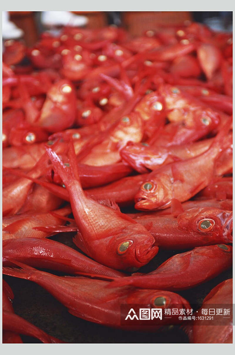 红鱼海鱼美食高清图片素材