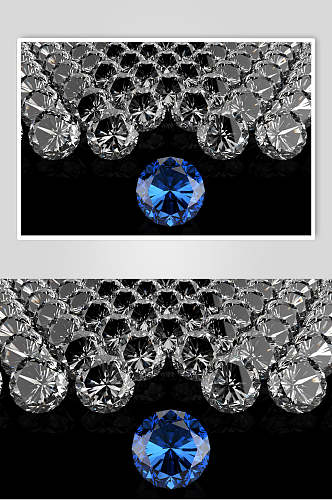 时尚钻石钻戒饰品摄影图片