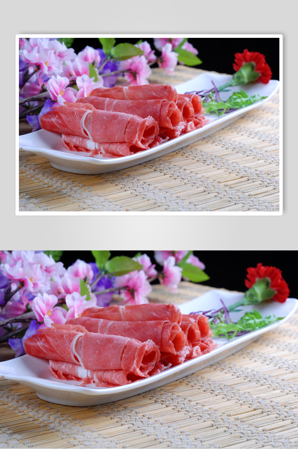 特标上脑牛肉摄影图片素材