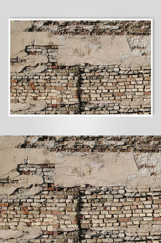 破旧砖墙背景红砖墙高清图片