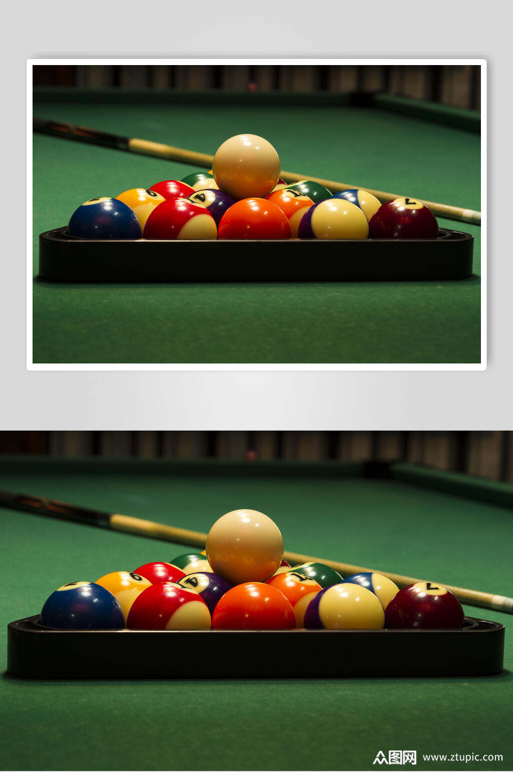 一套桌球台球高清图片素材