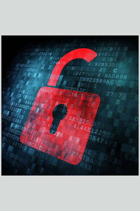 时尚触控指纹密码解锁高清图片