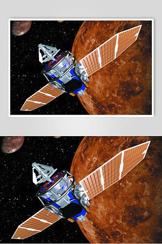 太空空间站航天科技人造卫星火星图片