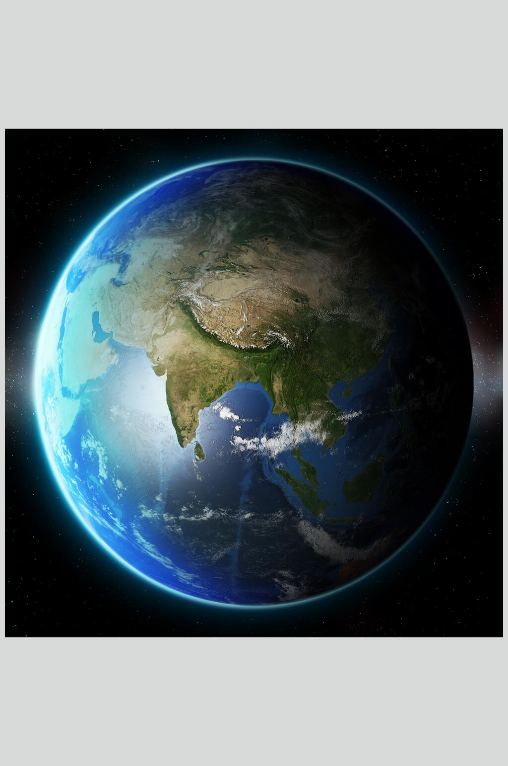 真实地球3d全景图图片