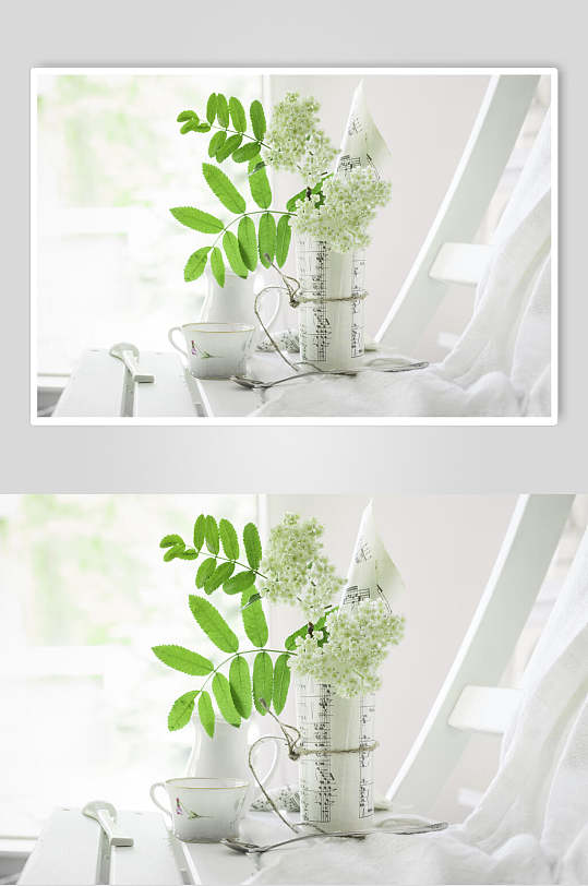 清新下午茶摄影图片-众图网